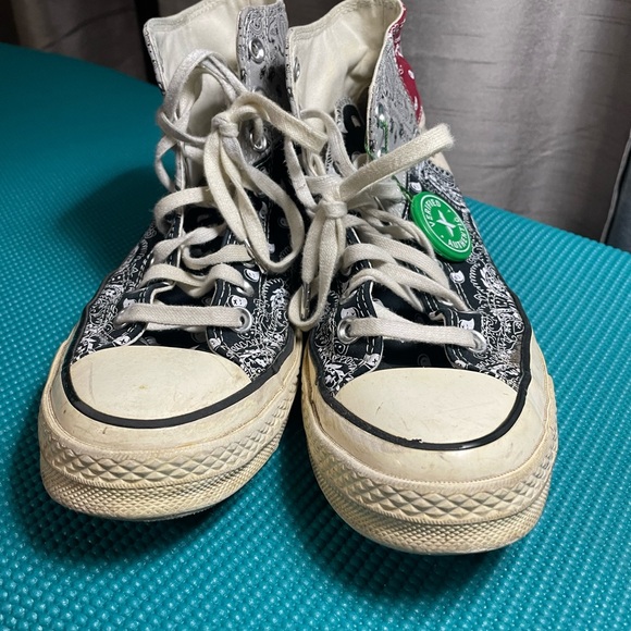 Converse All Star Bandana Hight Top Spneakers size 7 - Picture 4 of 6